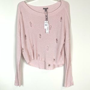 EXPRESS DESTROYED KNIT SWEATER